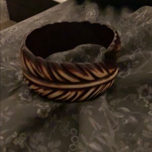 1930s Resin Leaf Bracelet